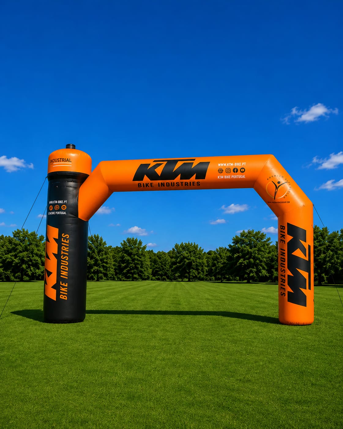 Arco insuflável KTM Bike Industries